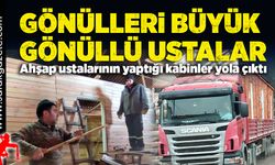 Gönülleri büyük gönüllü ustalar