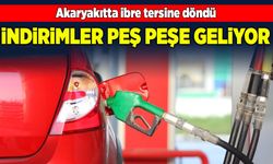 Akaryakıtta indirimler peş peşe geliyor