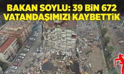 Bakan Soylu: Şu ana kadar 39 bin 672 vatandaşımızı kaybettik