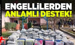 Engellilerden anlamlı destek!