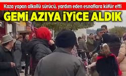 Kaza yapan alkollü sürücü esnafa saldırdı