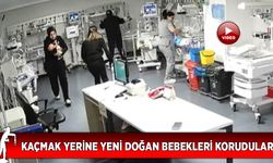 Kaçmak yerine yeni doğan bebekleri korudular