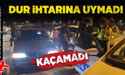 Dur ihtarına uymadı, ekipler yakaladı