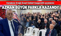 Kongreyi Mehmet Azman büyük farkla kazandı!