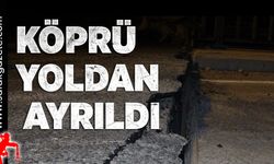 Köprü yoldan ayrıldı!