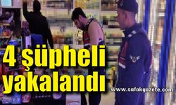 Zonguldak'ta "Müşterek Kod Duman" uygulamasında 4 şahıs yakalandı
