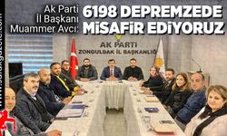 Avcı: Zonguldak’ta 6198 depremzede misafir ediyoruz