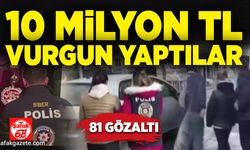 Bankanın açığını bulup 10 milyon TL vurgun yaptılar