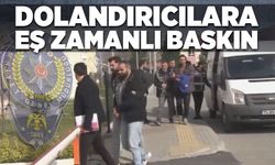 Dolandırıcılara eş zamanlı baskın. Yakalanıp Bartın'a getirildiler!