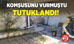 Komşusunu vurmuştu, tutuklandı