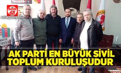 “AK Parti en büyük sivil toplum kuruluşudur”