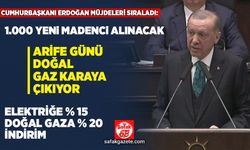Cumhurbaşkanı Erdoğan’dan peş peşe müjdeler