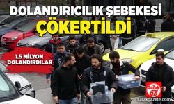 Dolandırıcılık şebekesi çökertildi