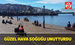 Güzel hava soğuğu unutturdu