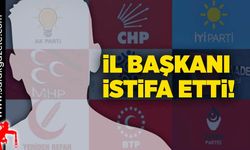 İl başkanı istifa etti!