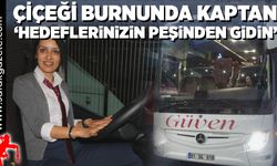 Çiçeği burnunda genç kadın kaptan