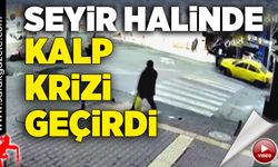 Seyir halindeyken kalp krizi geçiren taksici, motosikletli sürücüye çarptı