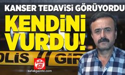 Kanser tedavisi görüyordu, kendini vurdu!