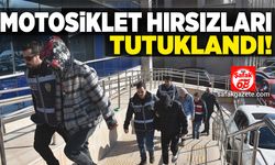 Motosiklet hırsızları tutuklandı