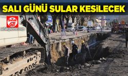 Zonguldak'ta Salı günü sular kesilecek