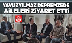 Deniz Yavuzyılmaz depremzede aileleri ziyaret etti