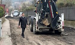 Kilimli'de kanalizasyon ve parke çalışmaları başladı