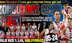 Zonguldak Spor şampiyonluğa doğru koşar adım: 85-24