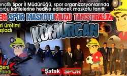 İşçi Milli takımı Zonguldakspor’un renklerini taşıyan spor maskotu madenciyi temsil ediyor