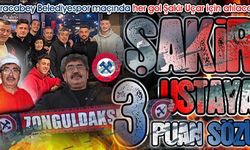 Zonguldaksporlu futbolcular, Karacabey galibiyetini Şakir ustaya hediye edecek
