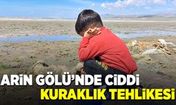 Kuş cenneti Arin Gölü ciddi bir kuraklıkla karşı karşıya