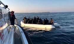 İzmir açıklarında 113 göçmen kurtarıldı