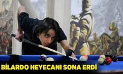 Bilardo heyecanı sona erdi