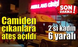 Camiden çıkanlara ateş açıldı: 2’si kadın 6 yaralı