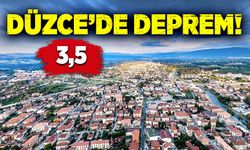 Düzce’de 3.5 büyüklüğünde deprem