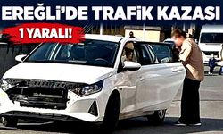 Ereğli’de trafik kazası: 1 yaralı!