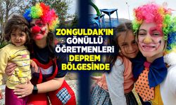 Zonguldak’ın gönüllü öğretmenleri deprem bölgesinde