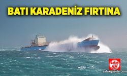 Batı Karadeniz'de fırtına!