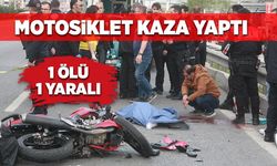 Motosiklet otomobile çarptı 1 ölü!