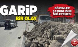 Garip bir olay! görenler şaşkınlığını gizleyemedi