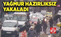 Yağmur hazırlıksız yakaladı