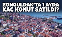 Zonguldak’ta 1 ayda kaç konut satıldı?