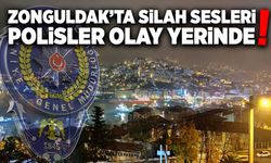 Zonguldak’ta silah sesleri!  Polisler olay yerinde!