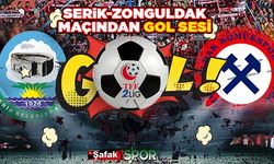 Serik-Zonguldak Kömürspor maçında dakika 10,  top ağlarla buluştu!