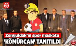 Zonguldak’ın spor maskotu 'Kömürcan' tanıtıldı