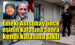 Korkunç olay: Önce eşinin kafasına sonra kendi kafasına sıktı