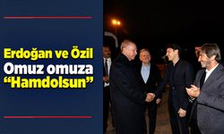 Erdoğan ve Özil omuz omuza: “Hamdolsun”