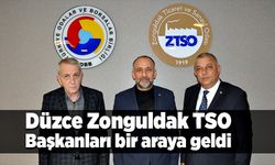 Düzce ve Zonguldak TSO başkanları bir araya geldi