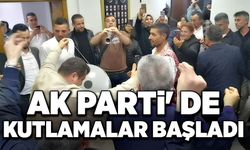 Ak Parti'de kutlamalar başladı