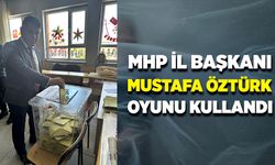 MHP Zonguldak İl Başkanı Mustafa Öztürk oyunu kullandı