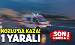 Kozlu'da trafik kazası: 1 yaralı